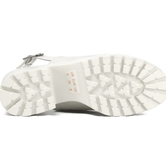 Mysoft Casual And Comfortable Everyday Platform Sandals in White Size 10 - Picture 2 of 10